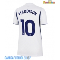 Camisa de time de futebol Tottenham Hotspur James Maddison #10 Replicas 1º Equipamento Feminina 2026-27 Manga Curta